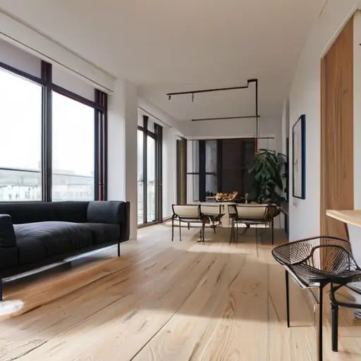 Ощущение свободы в квартире с открытой планировкой