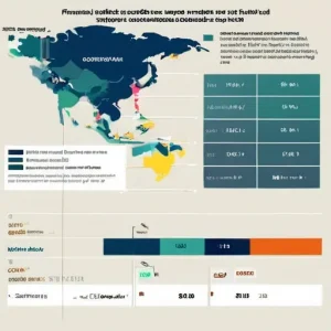 Финансовые контрасты между разными регионами мира
